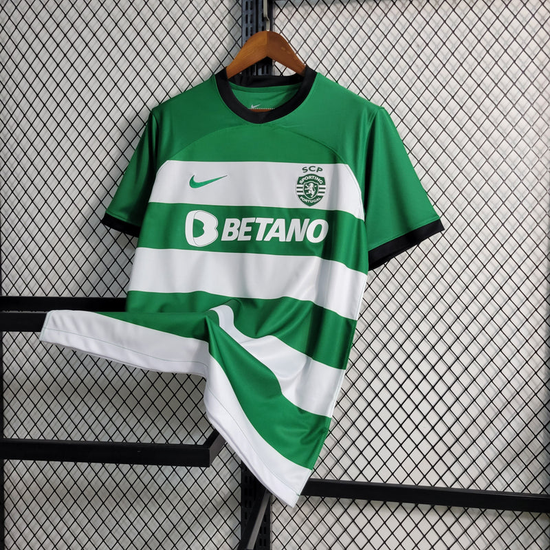 Camisa Sporting Home 23/24 - Nike Torcedor Masculina - Lançamento - JM sports 