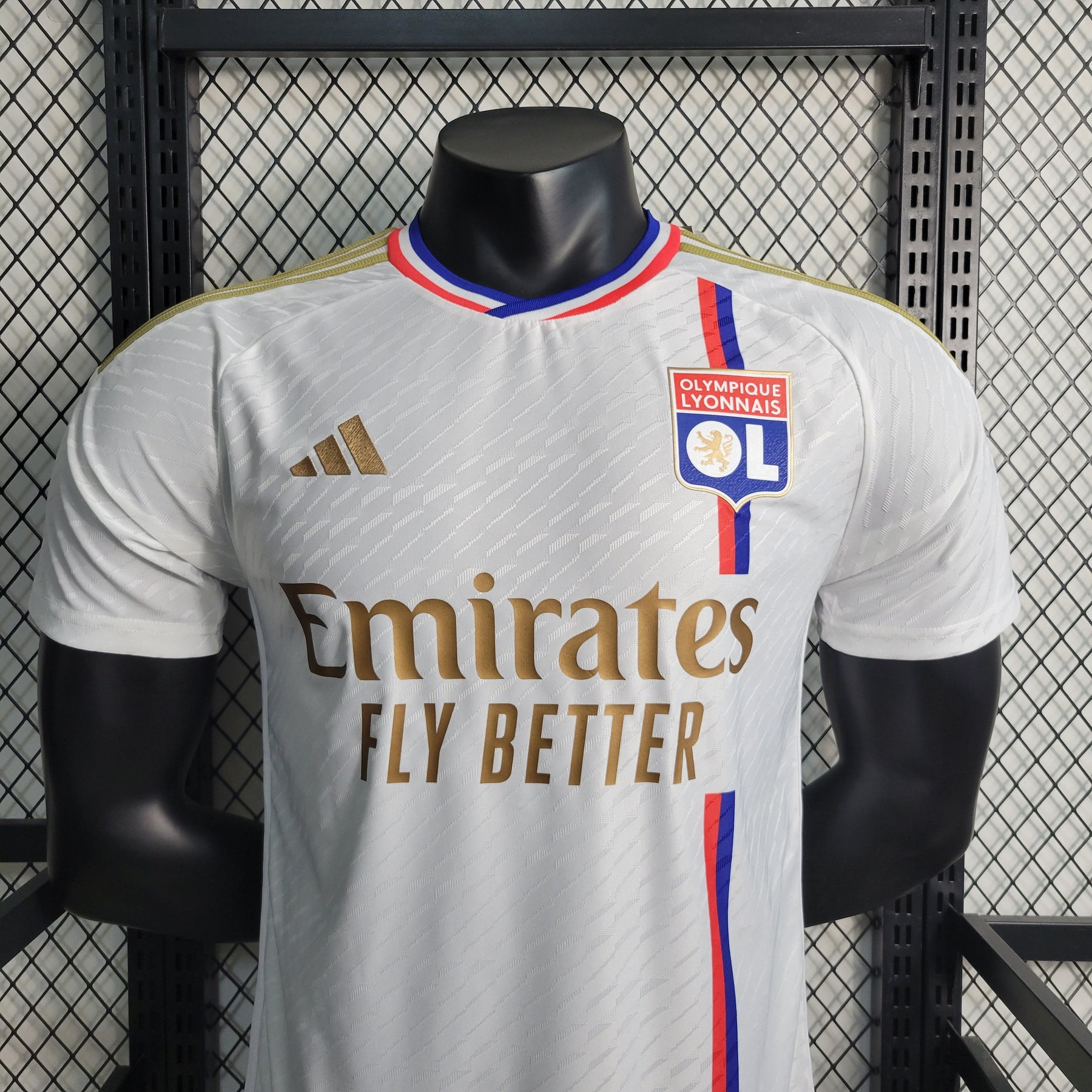 Camisa Lyon Home 23/24 - Adidas Jogador Masculina - JM sports 