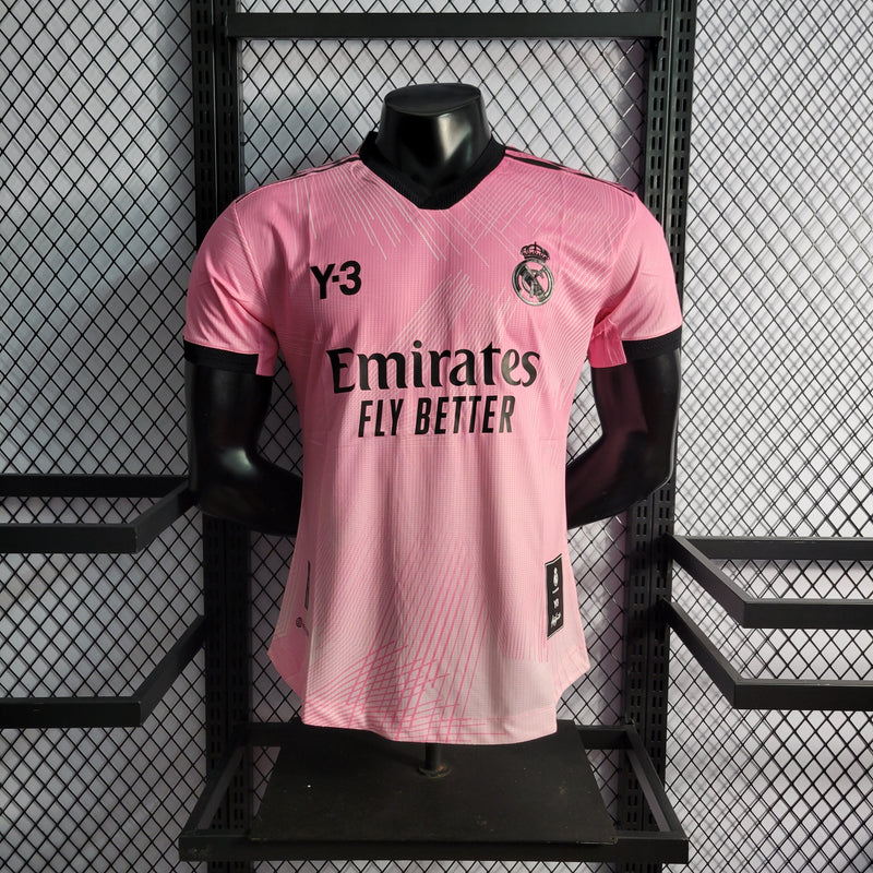 Camisa Real Madrid Edição Especial Y3 Rosa 22/23 - Versão Jogador - JM sports 