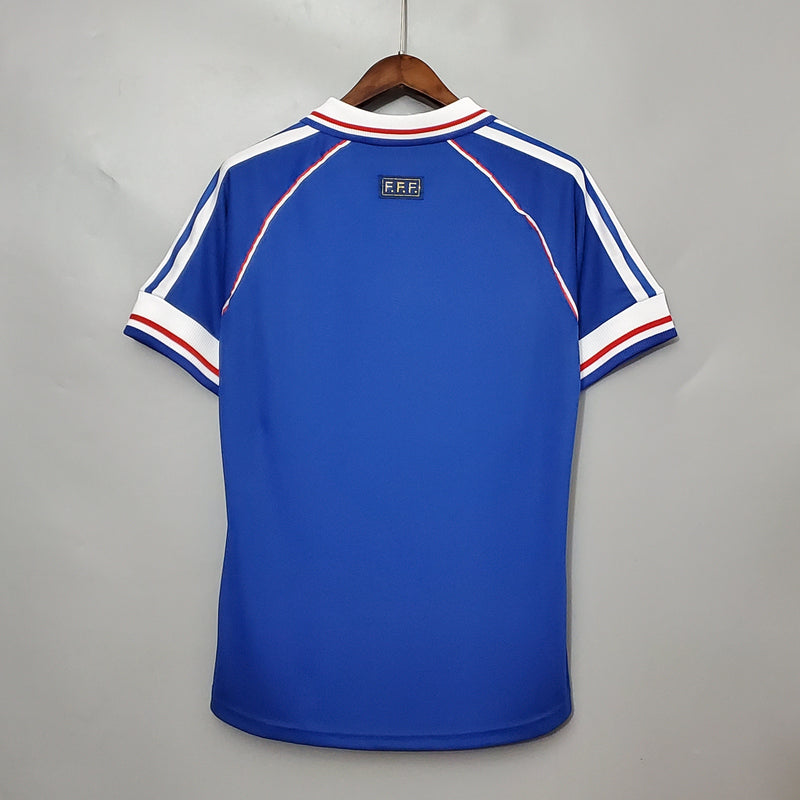 Camisa França Titular 1998 - Versão Retro - JM sports 