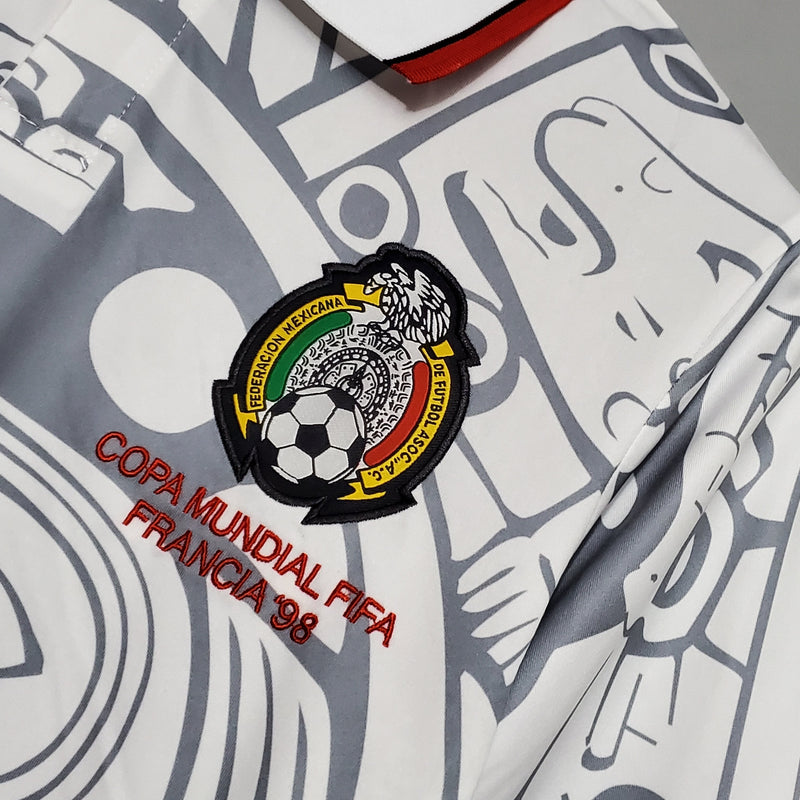 Camisa México Reserva 1998 - Versão Retro - JM sports 