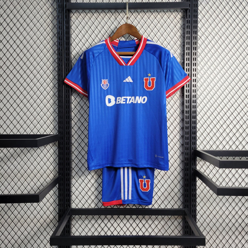 Kit Infantil Universidade do Chile Titular 23/24 - JM sports 