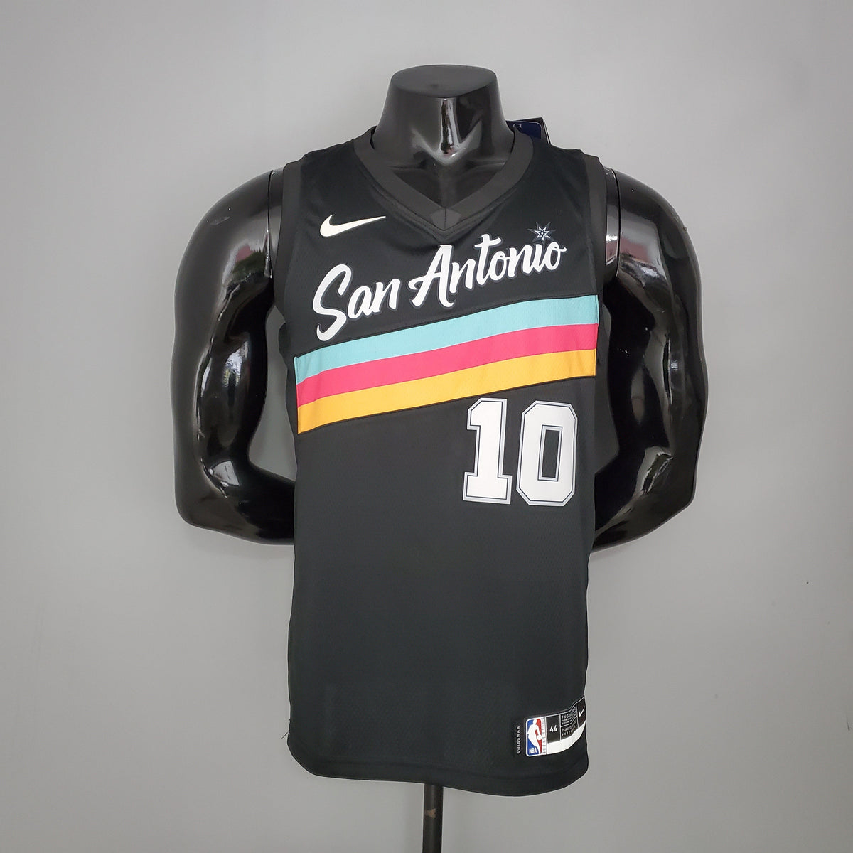 Camisa NBA San Antonio Spurs #10 DeRozan - City Edition Black - JM sports 