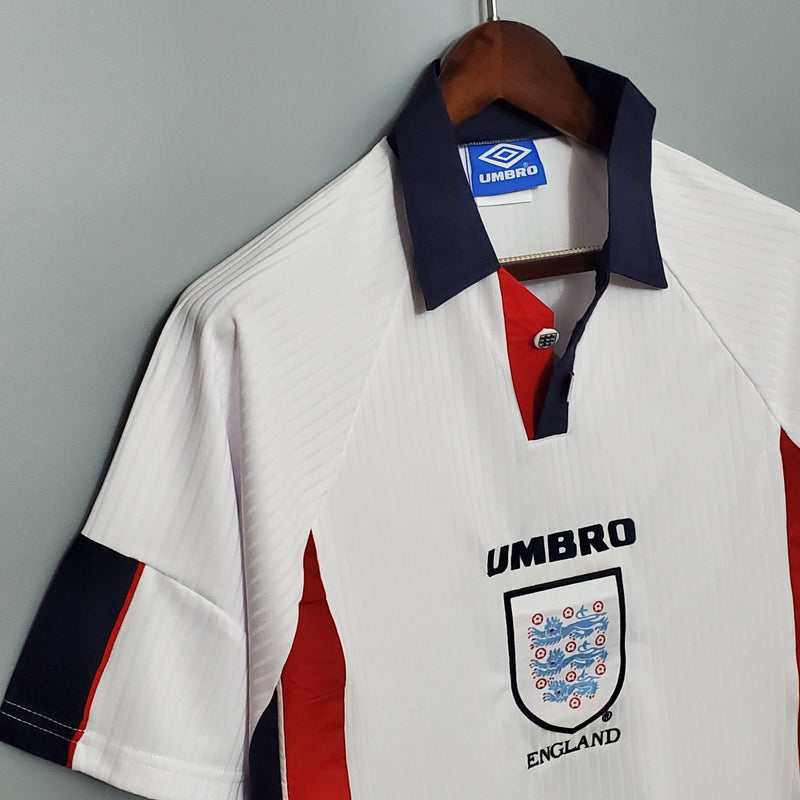 Camisa Inglaterra Titular 98/99 - Versão Retro - JM sports 