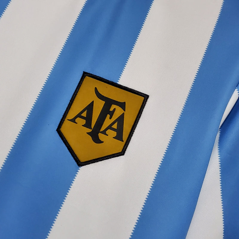 Camisa Argentina Titular 1978 - Versão Retro - JM sports 