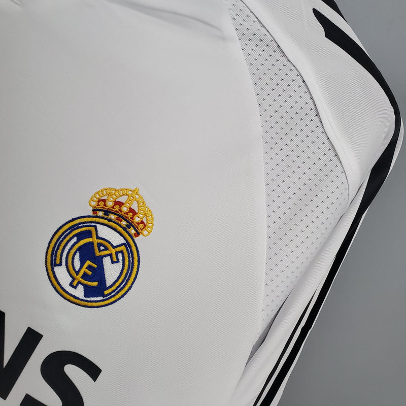 Camisa Real Madrid Titular 05/06 - Versão Retro Manga Comprida - JM sports 