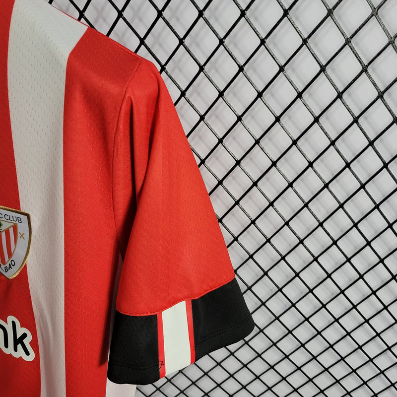 Camisa Athletic Bilbao Titular 22/23 - Versão Torcedor - JM sports 