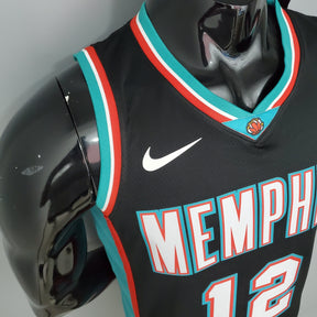 Camisa NBA Memphis Grizzlies #12 Morant - Retro Black