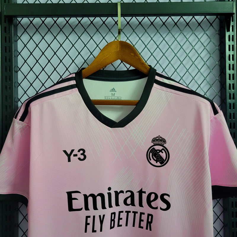 Camisa Real Madrid Edição Especial Y3 Rosa 22/23 - Versão Torcedor - JM sports 