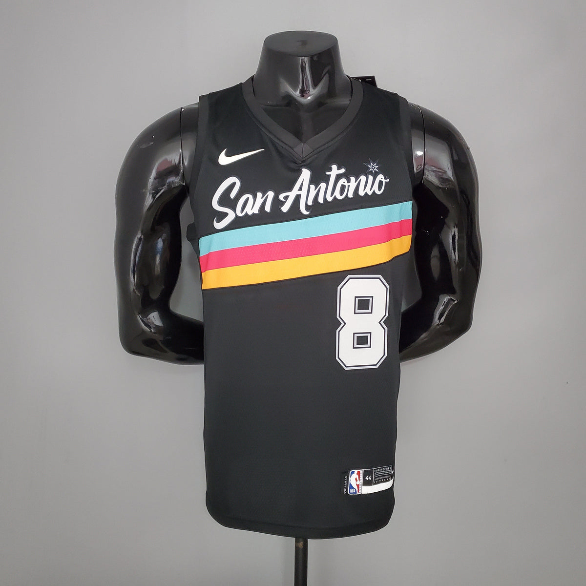 Camisa NBA San Antonio Spurs #8 Mills - City Edition Black - JM sports 