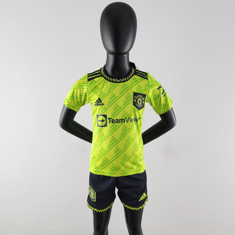 Kit Infantil Manchester United III 22/23 - JM sports 