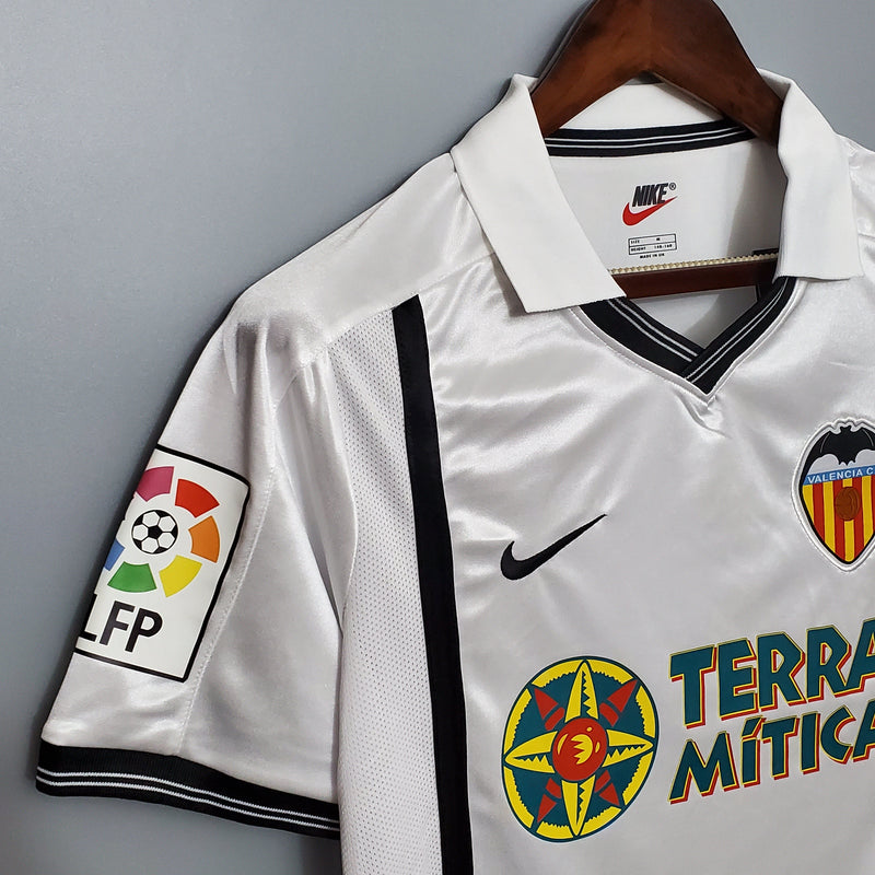 Camisa Valencia Titular 01/02 - Versão Retro - JM sports 