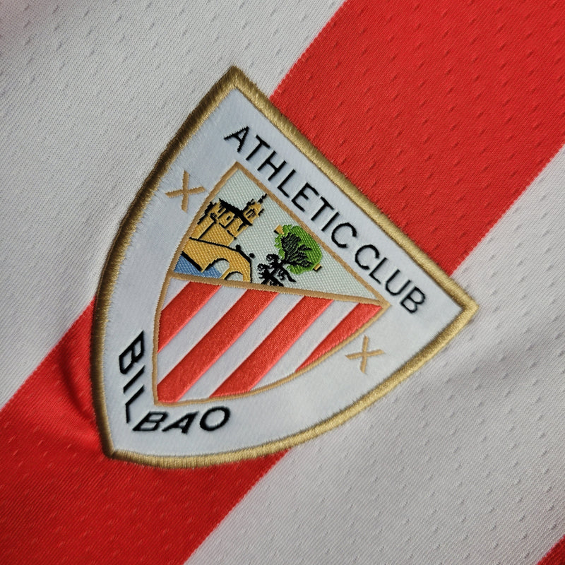 Camisa Athletic Bilbao Titular 22/23 - Versão Torcedor - JM sports 