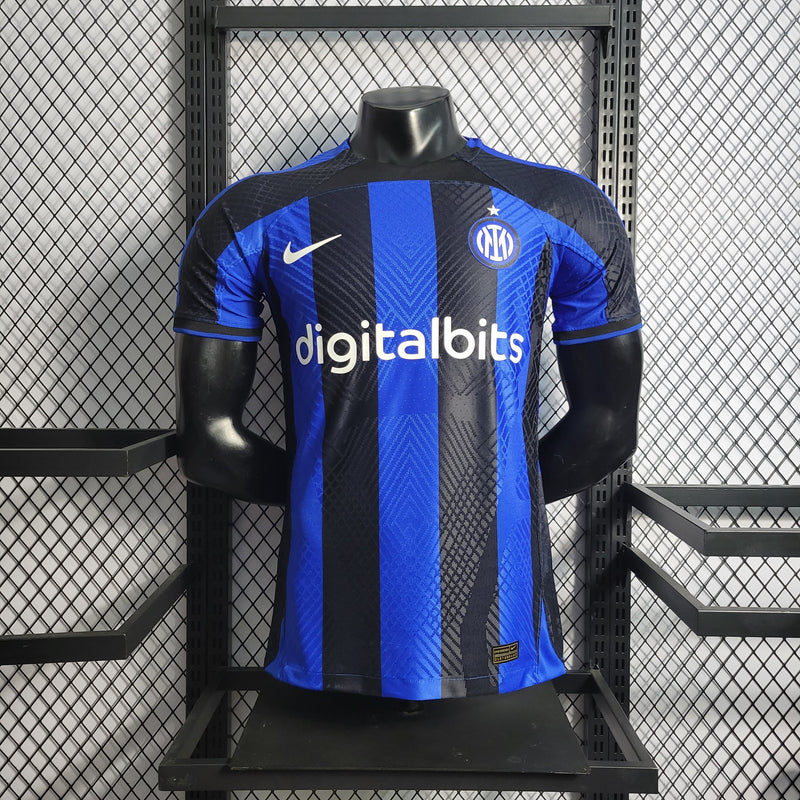 Camisa Inter de Milão Titular 22/23 - Versão Jogador - JM sports 