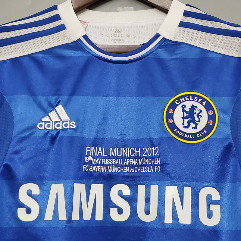 Camisa Chelsea Edição Especial Champions League 2012 - Versão Retro - JM sports 