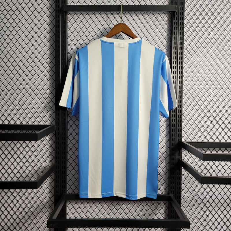Camisa Argentina Titular 1986 - Versão Retro - JM sports 