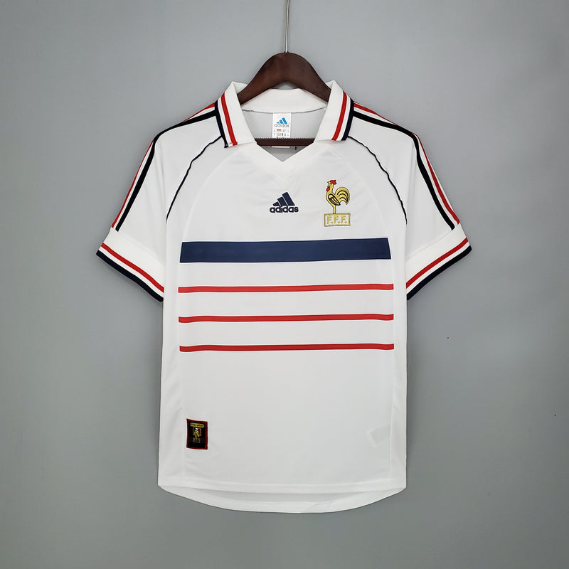 Camisa França Reserva 1998 - Versão Retro - JM sports 