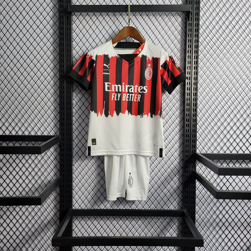 Kit Infantil Milan Terceira Camisa 22/23 - JM sports 