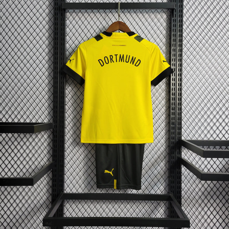 Kit Infantil Borussia Dortmund Titular 22/23 - JM sports 
