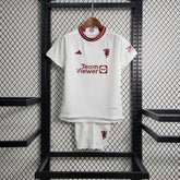 Kit Infantil Manchester United Away 23/24 - JM sports 