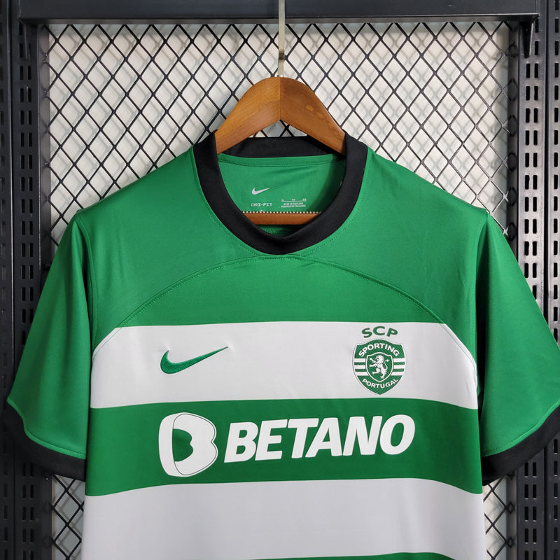 Camisa Sporting Home 23/24 - Nike Torcedor Masculina - Lançamento - JM sports 