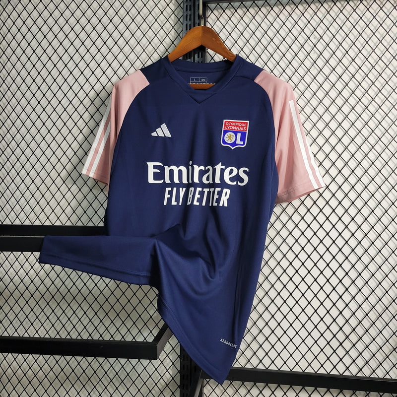 Camisa Lyon Treino 23/24 - Adidas Torcedor Masculina - Azul - JM sports 