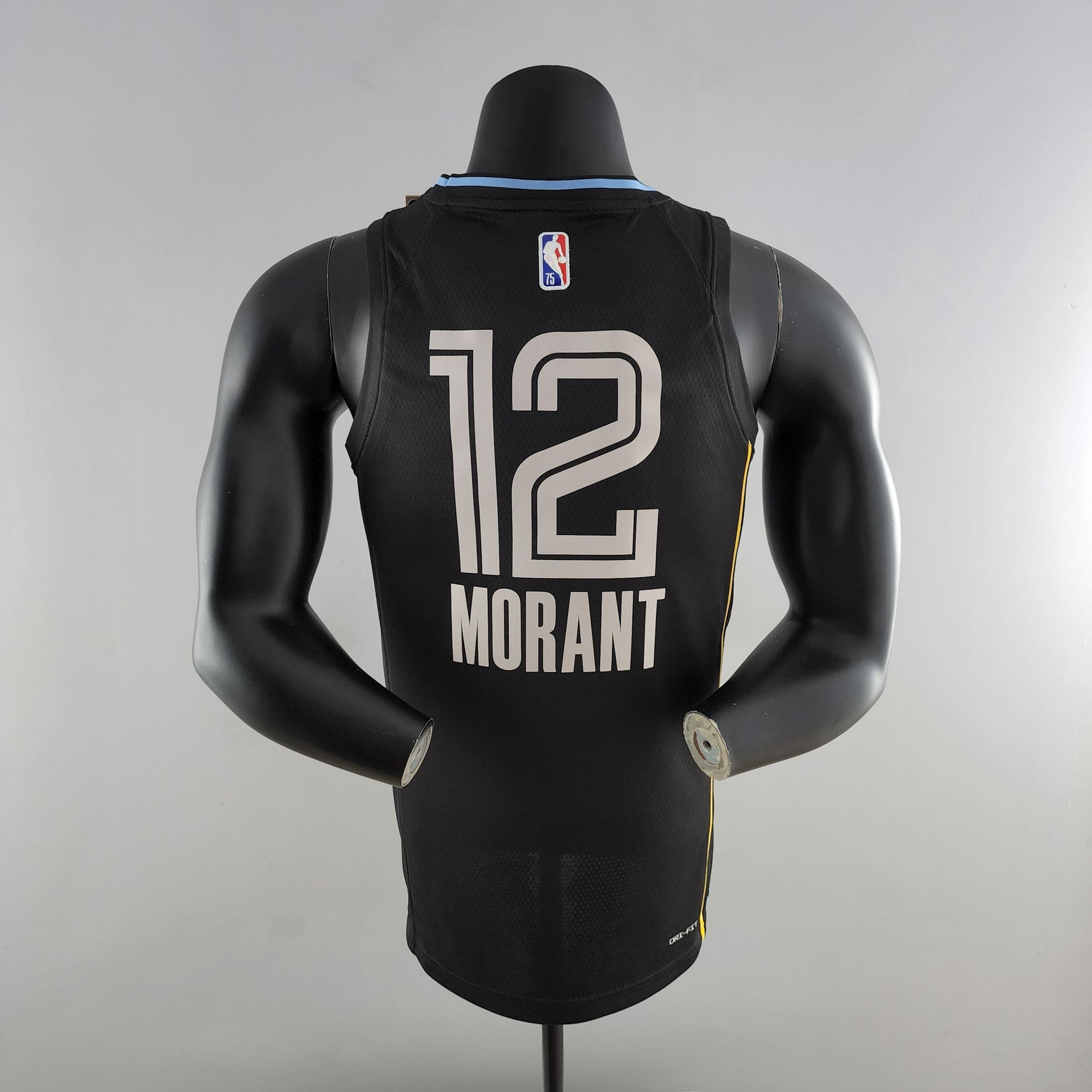 Camisa NBA Memphis Grizzlies #12 Morant - Honor Edition Black