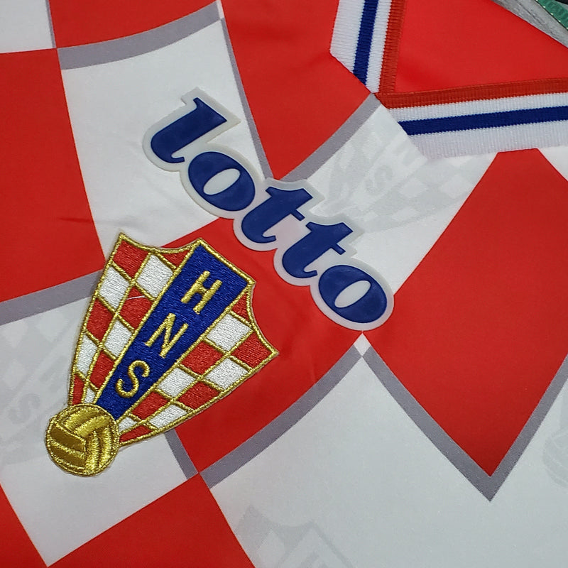 Camisa Croácia 1998 Titular - Versão Retro - JM sports 