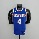 Camisa NBA NY Knicks #4 Rose - 75° Aniversário Limited Blue - JM sports 