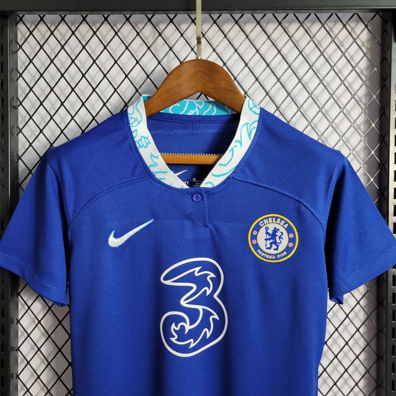 Camisa Chelsea Titular 22/23 - Versão Feminina - JM sports 