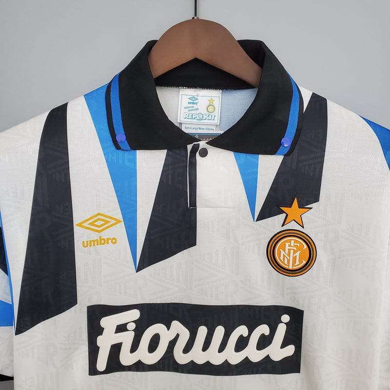 Camisa Inter de Milão Reserva 92/93 - Versão Retro - JM sports 