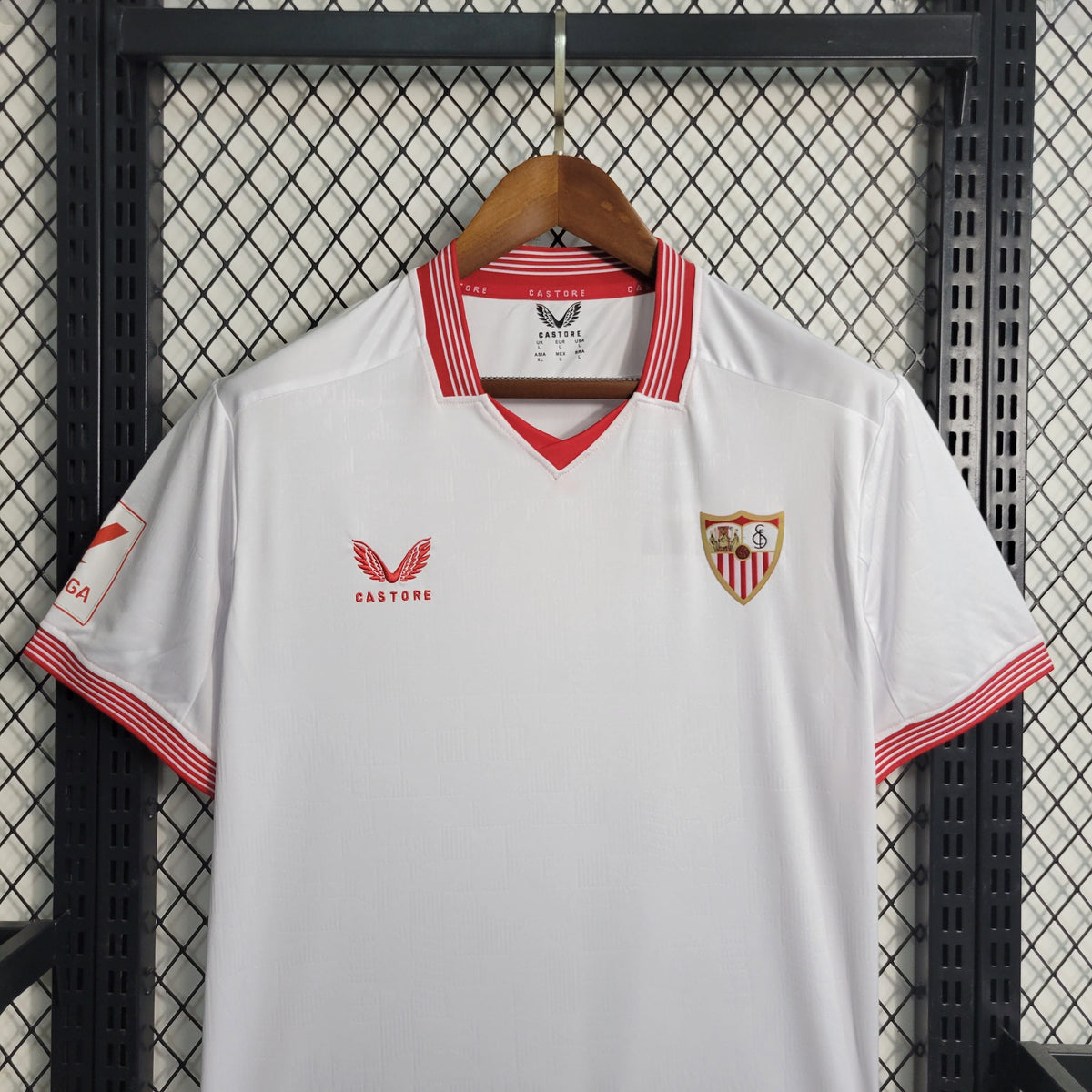 Camisa Sevilla Home 23/24 Castore Torcedor Masculina - JM sports 