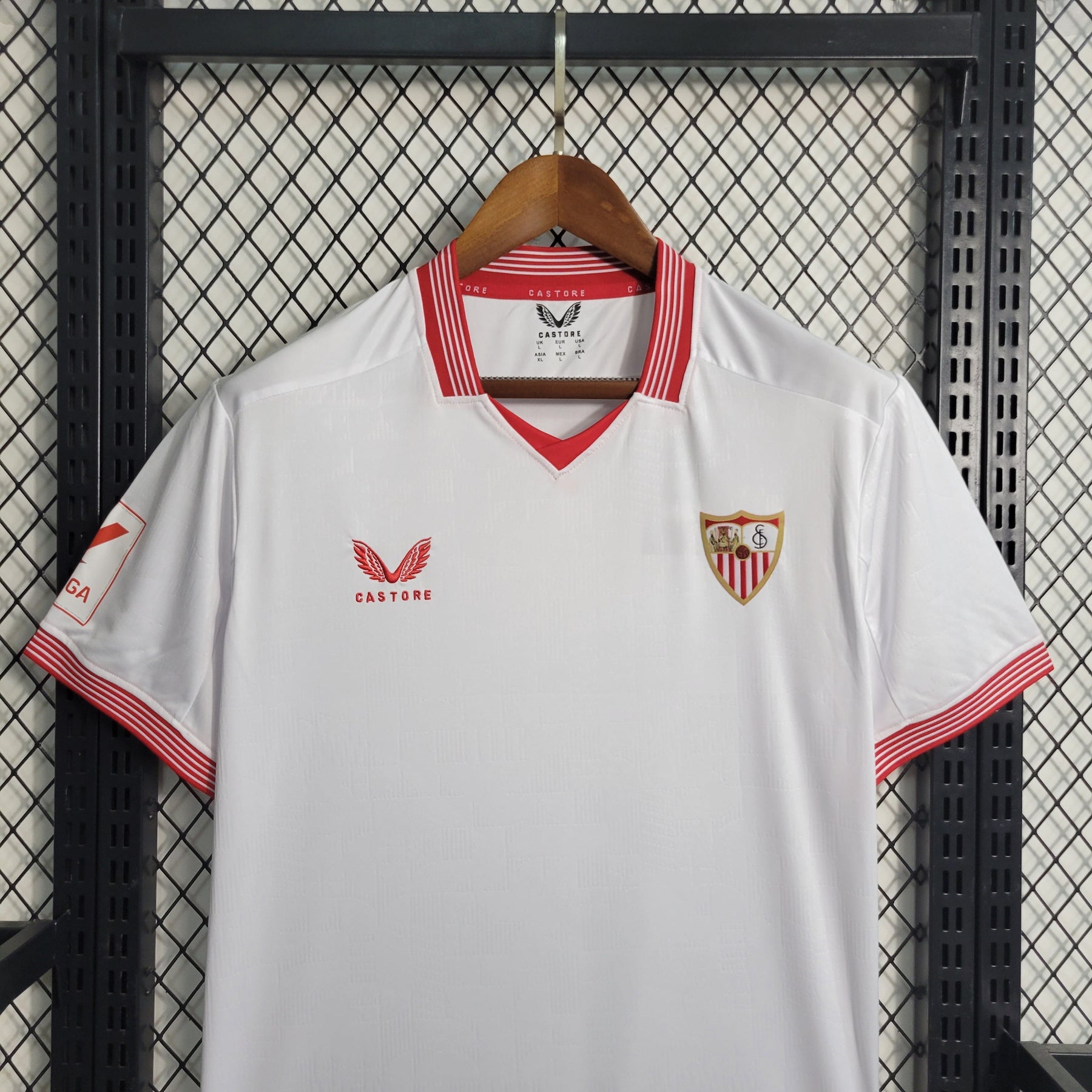 Camisa Sevilla Home 23/24 Castore Torcedor Masculina - JM sports 