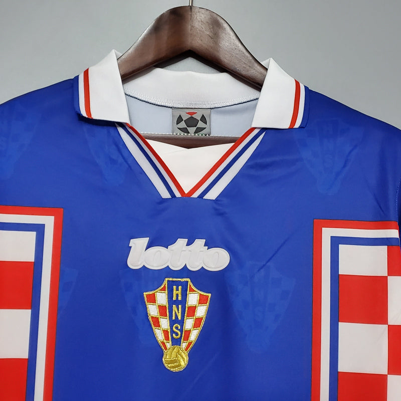 Camisa Croácia Reserva 1998 - Versão Retro - JM sports 