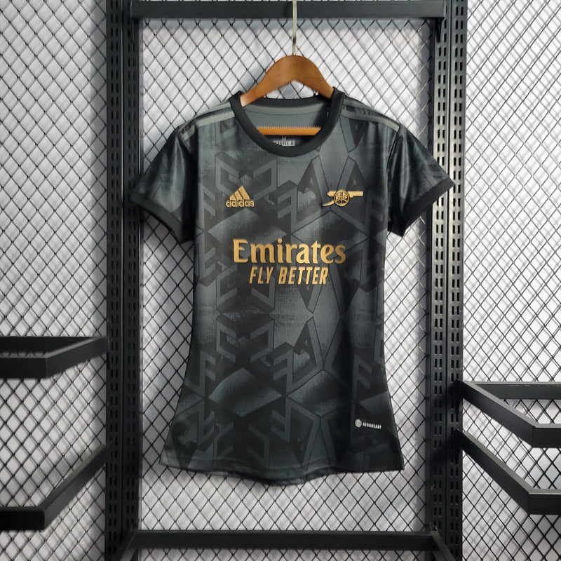 Camisa Arsenal Reserva 22/23 - Versão Feminina - JM sports 