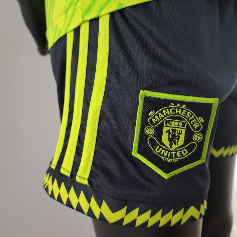 Kit Infantil Manchester United III 22/23 - JM sports 