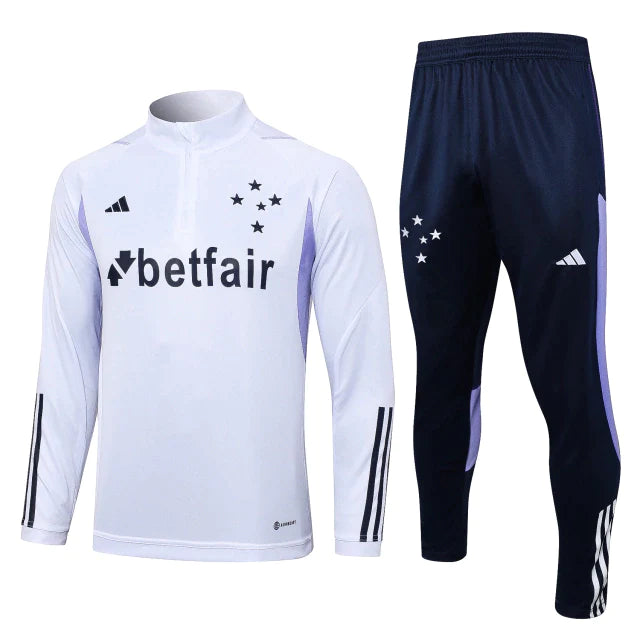Conjunto de Treino Cruzeiro 2023 Branco - JM sports 