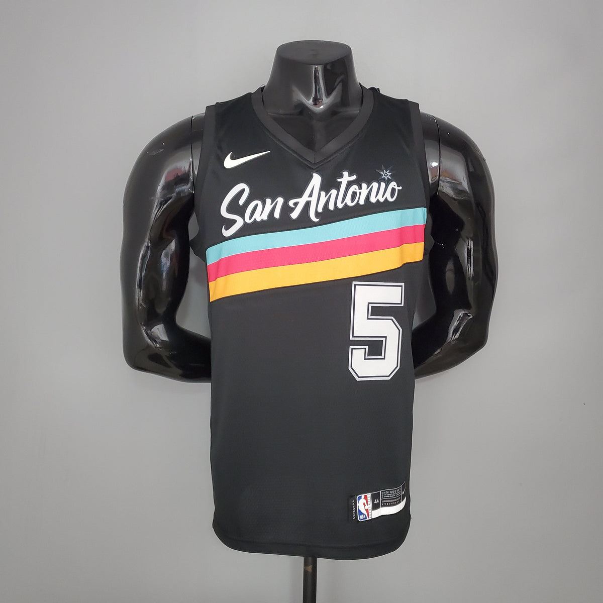 Camisa NBA San Antonio Spurs #5 Murray - City Edition Black - JM sports 