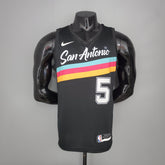 Camisa NBA San Antonio Spurs #5 Murray - City Edition Black - JM sports 