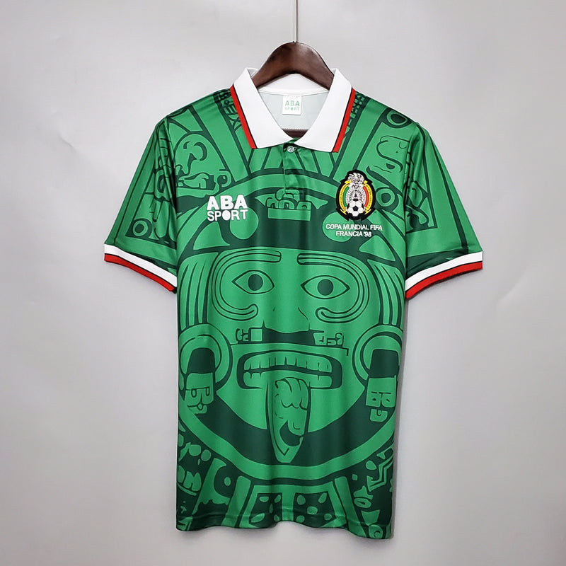 Camisa México Titular 1998 - Versão Retro - JM sports 