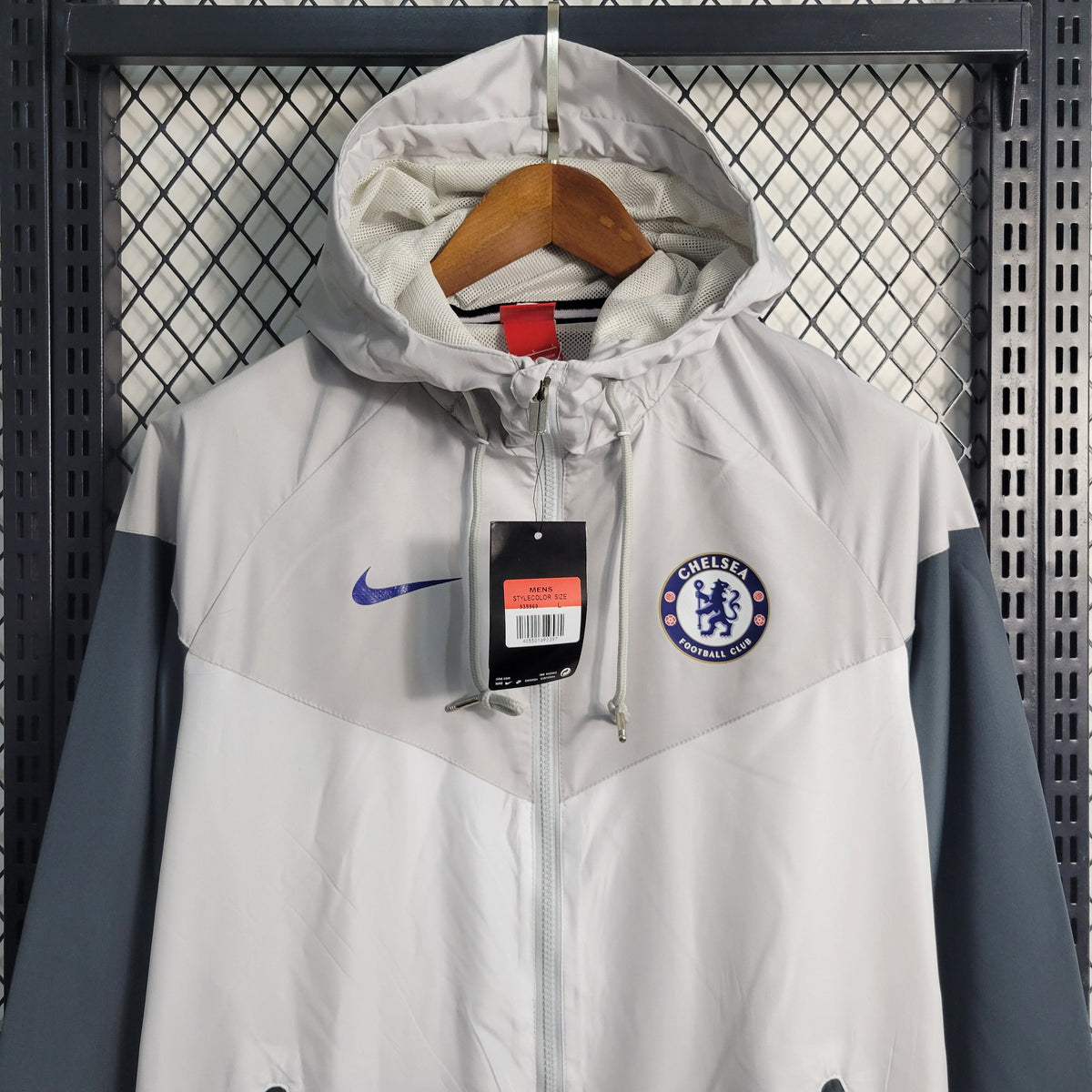 Jaqueta Corta Vento Chelsea 23/24 - Branco - JM sports 