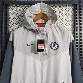 Jaqueta Corta Vento Chelsea 23/24 - Branco - JM sports 