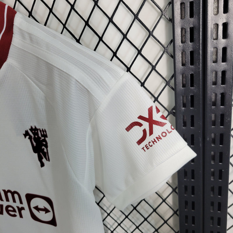 Kit Infantil Manchester United Away 23/24 - JM sports 
