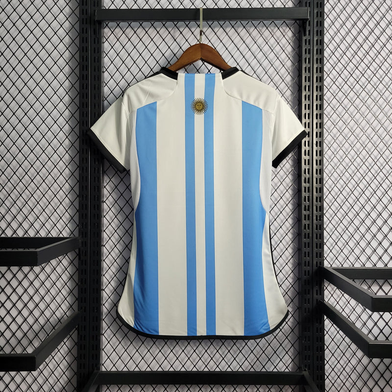 Camisa Argentina Titular 22/23 - Versão Feminina - JM sports 