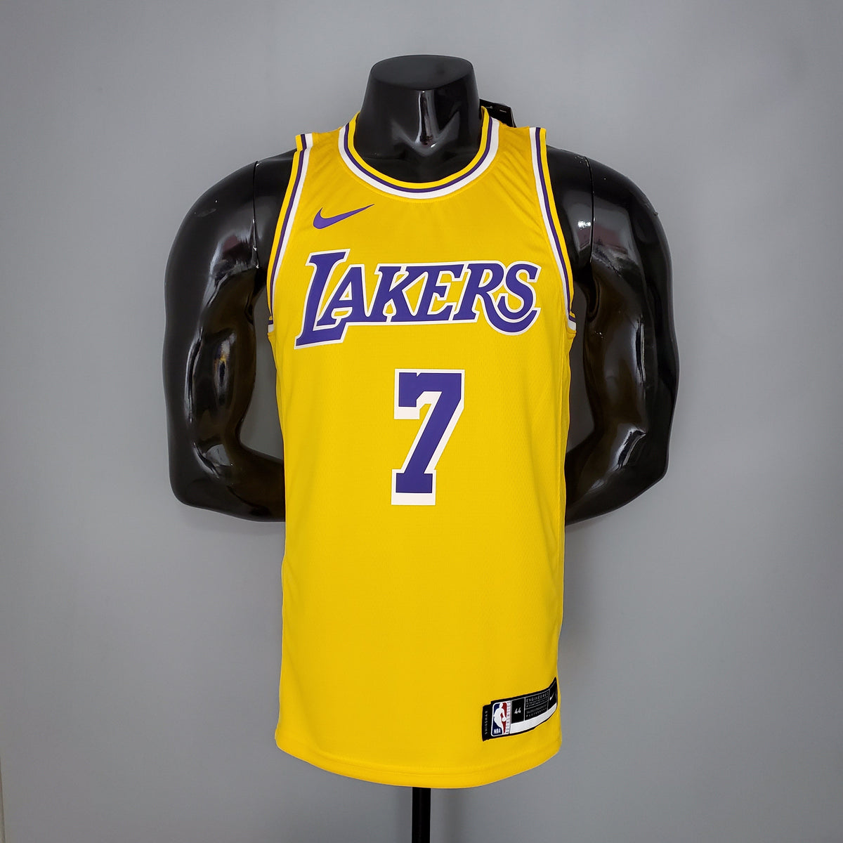 Camisa NBA Lakers #7 Anthony Crew Neck Yellow - 23/24 - JM sports 