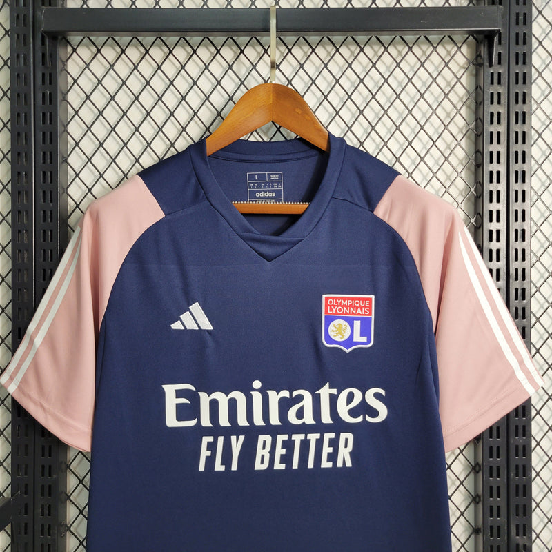 Camisa Lyon Treino 23/24 - Adidas Torcedor Masculina - Azul - JM sports 