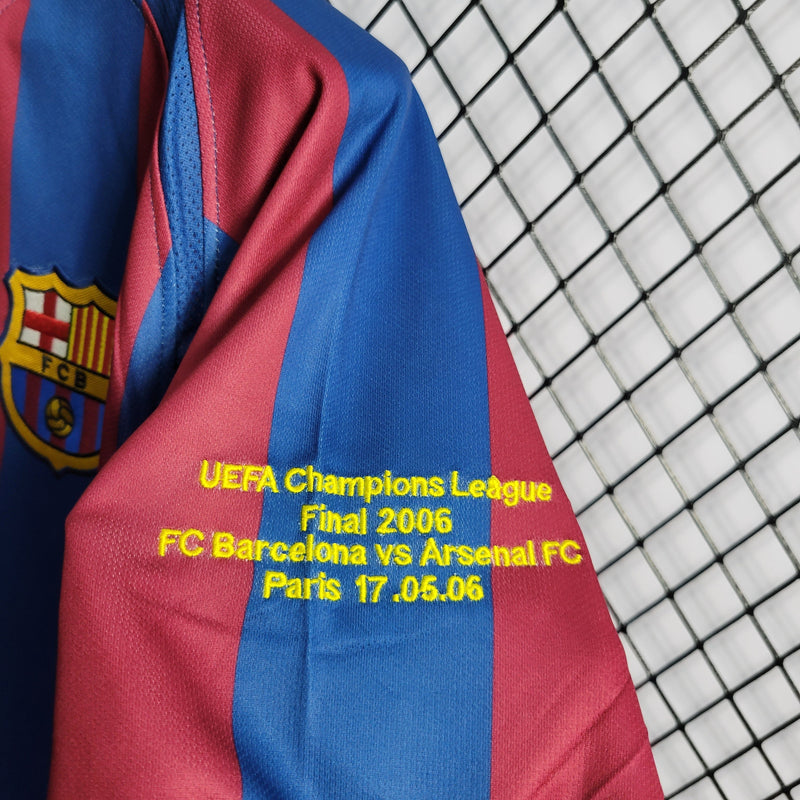 Camisa Barcelona Titular 2006 - Versão Retro - JM sports 