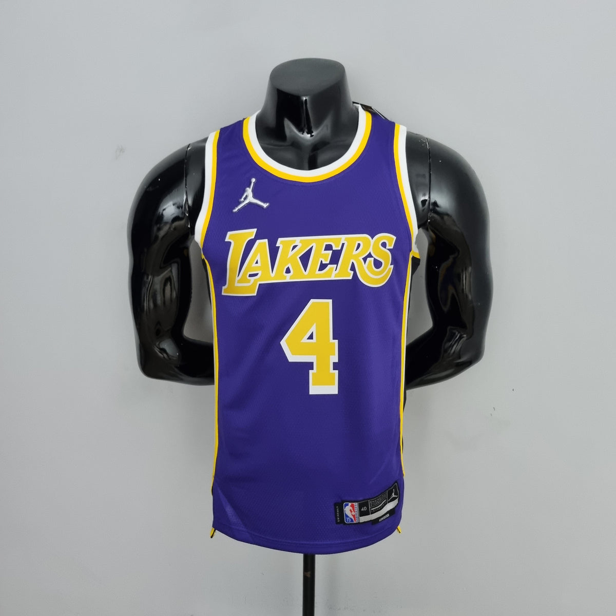 Camisa NBA Lakers #4 Rondo Purple 75° Aniversário- 23/24 - JM sports 