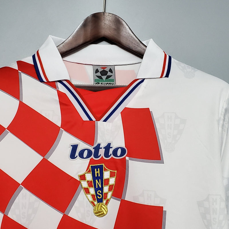 Camisa Croácia 1998 Titular - Versão Retro - JM sports 