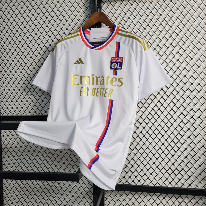 Camisa Lyon Home 23/24 - Adidas Torcedor Masculina - Lançamento - JM sports 